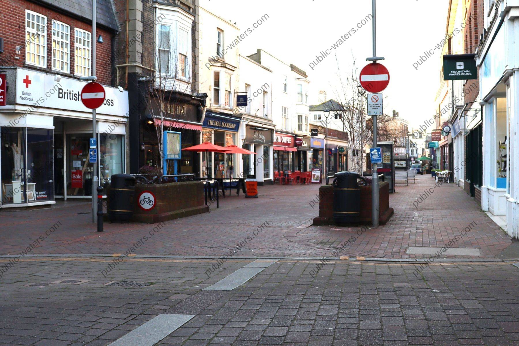 Deal High Street in Kent, England-UK