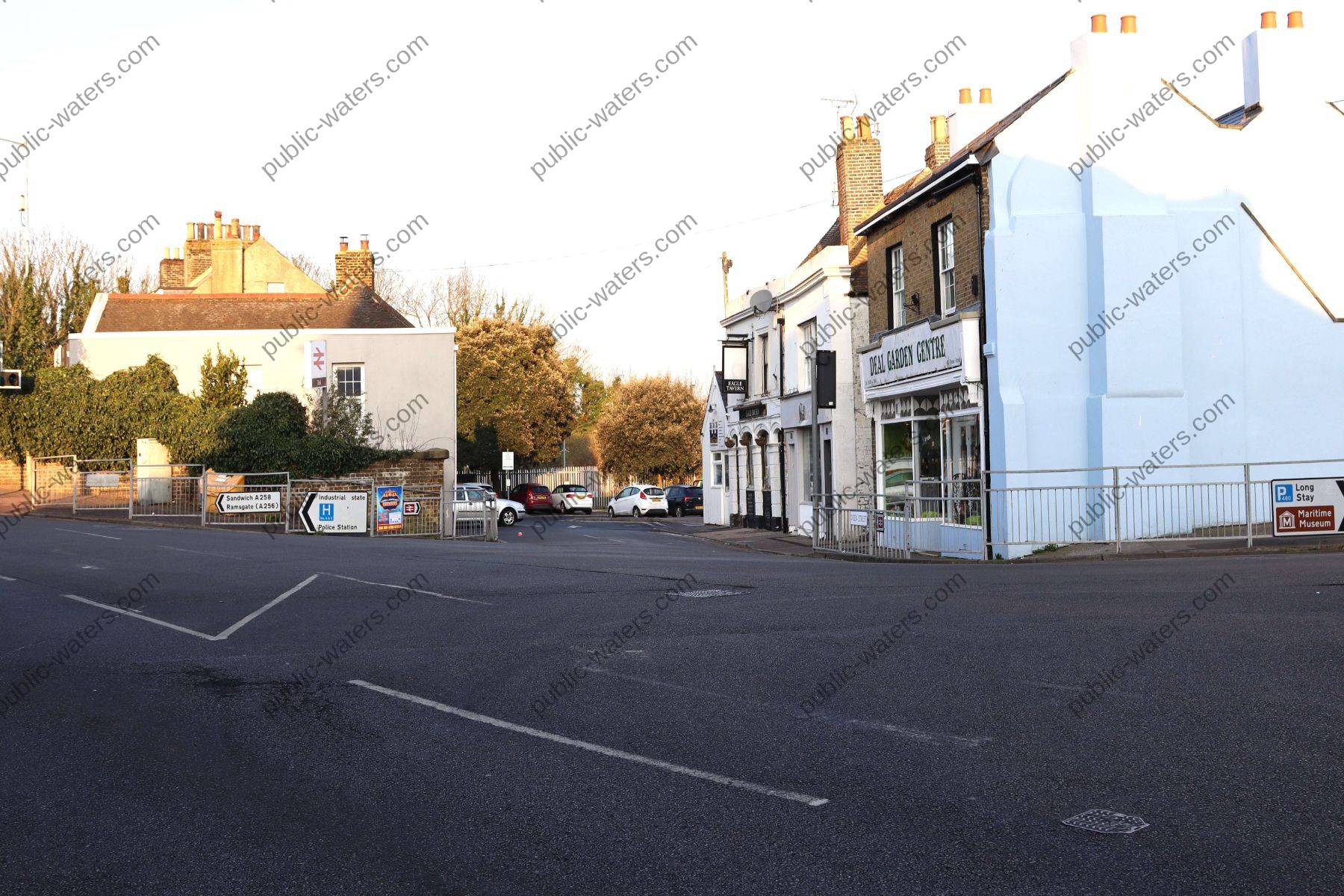 Deal Train Station into car park and ticket office