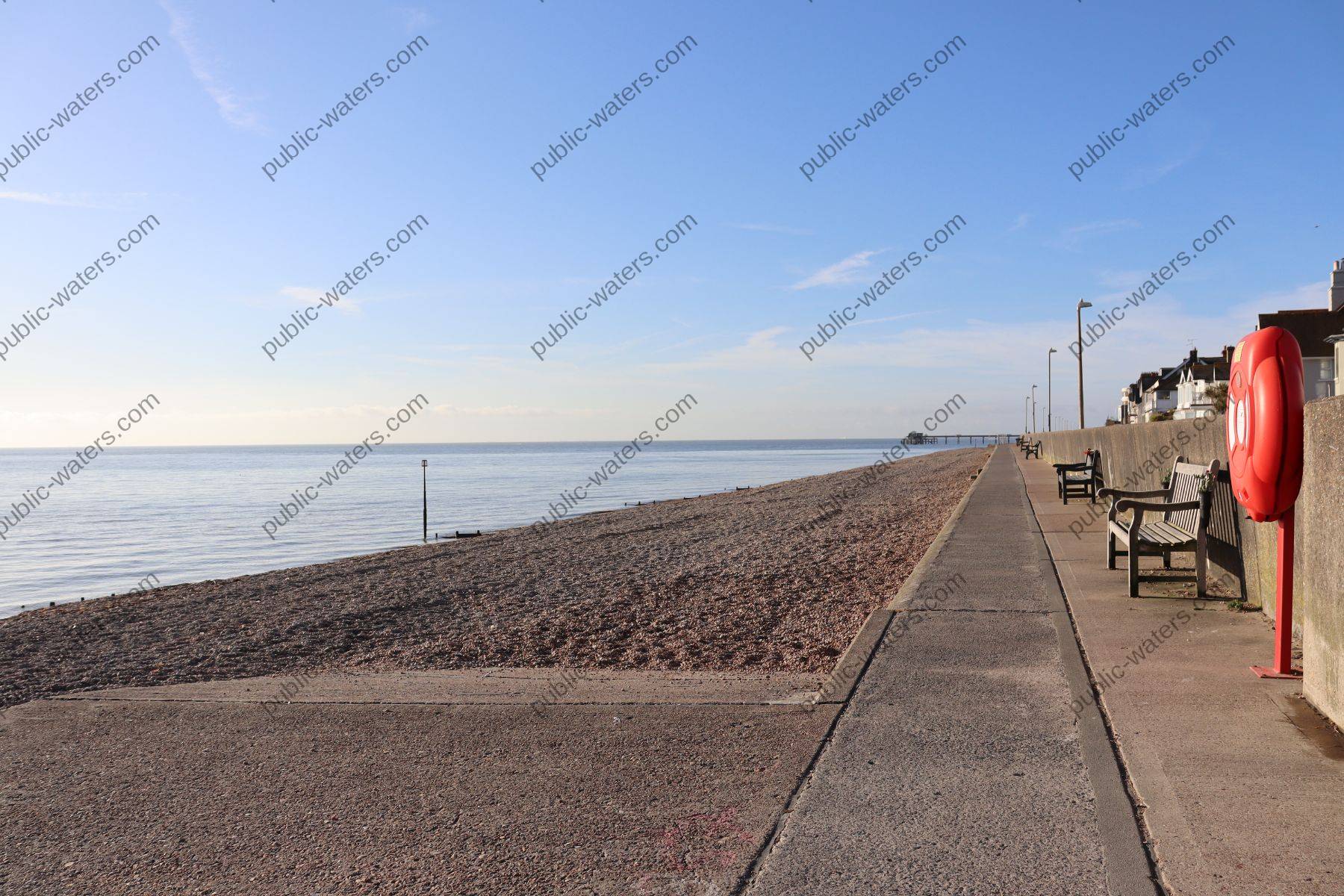 North Promenade ramp onto the beach