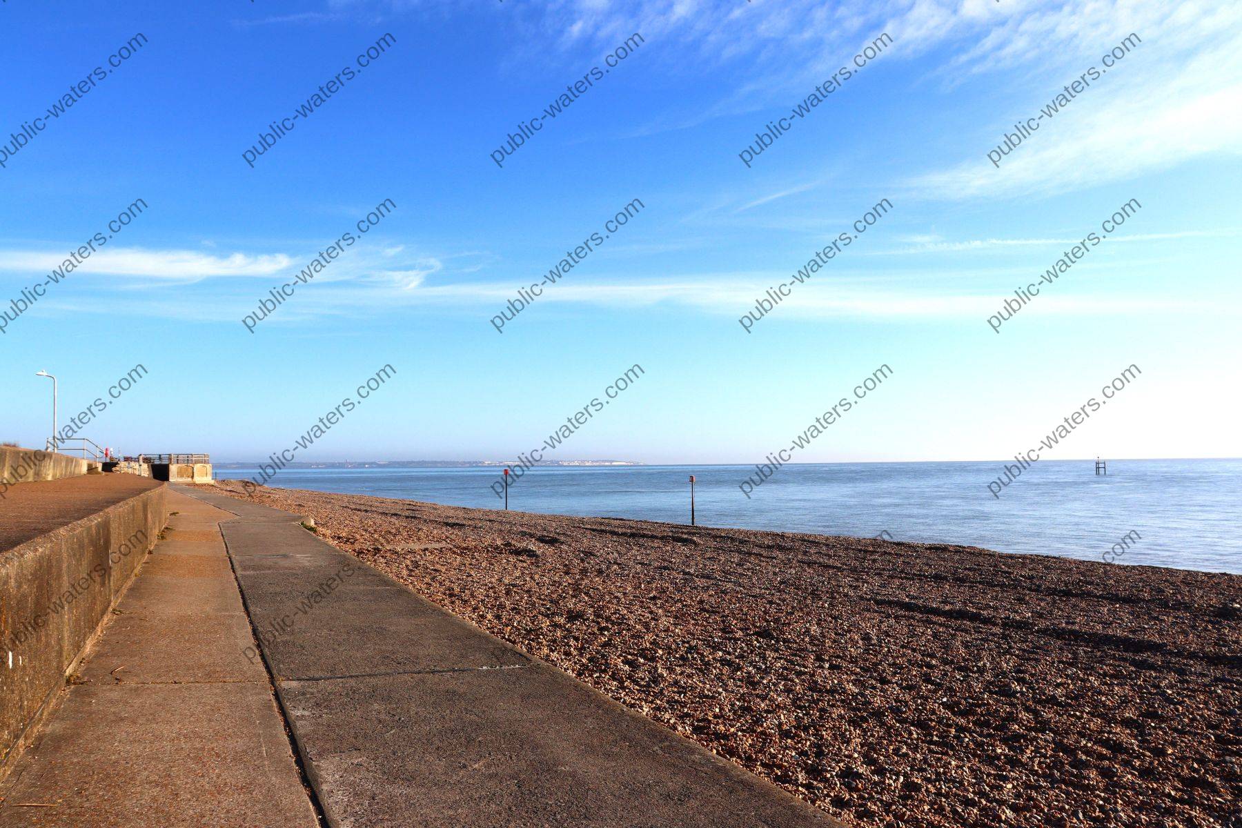 North Promenade leading to Sandown Castle