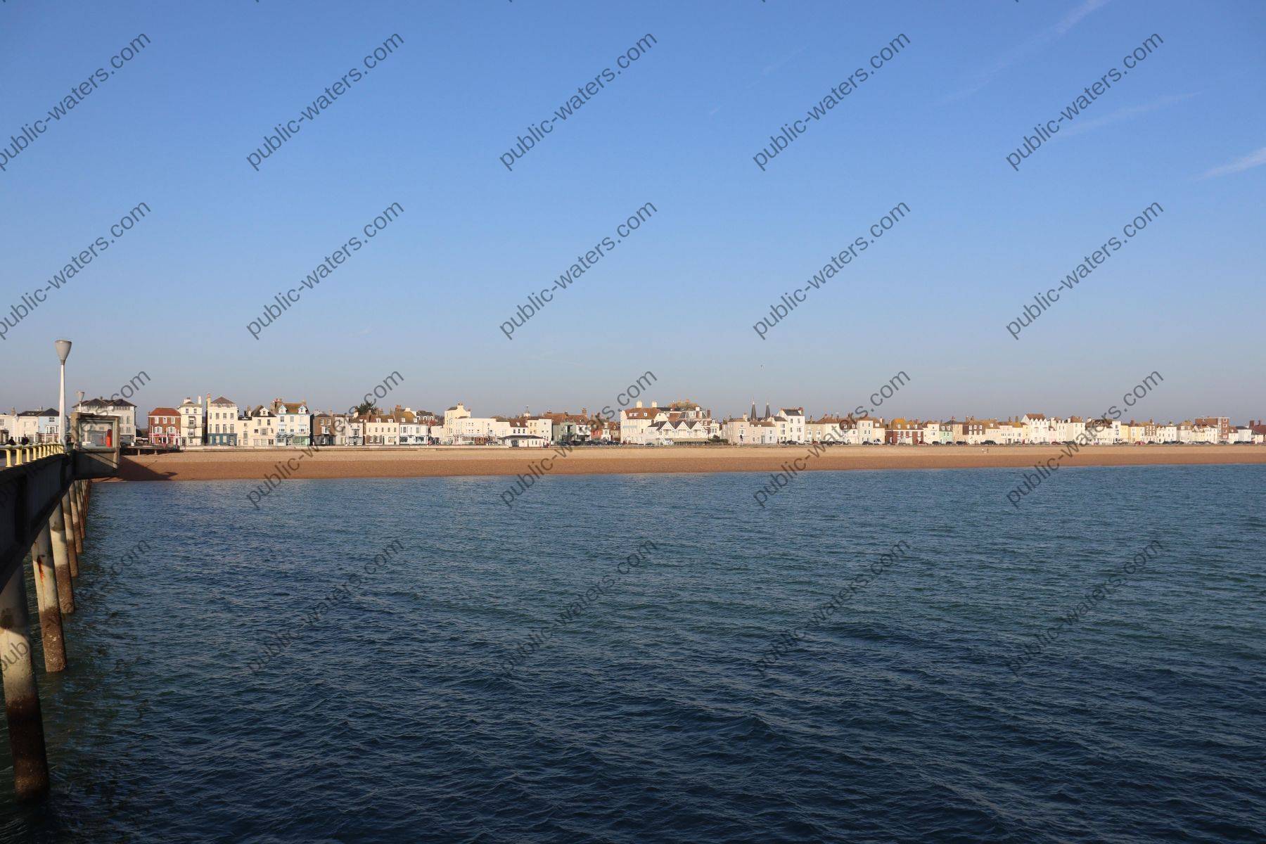 Deal Pier seafront view right side