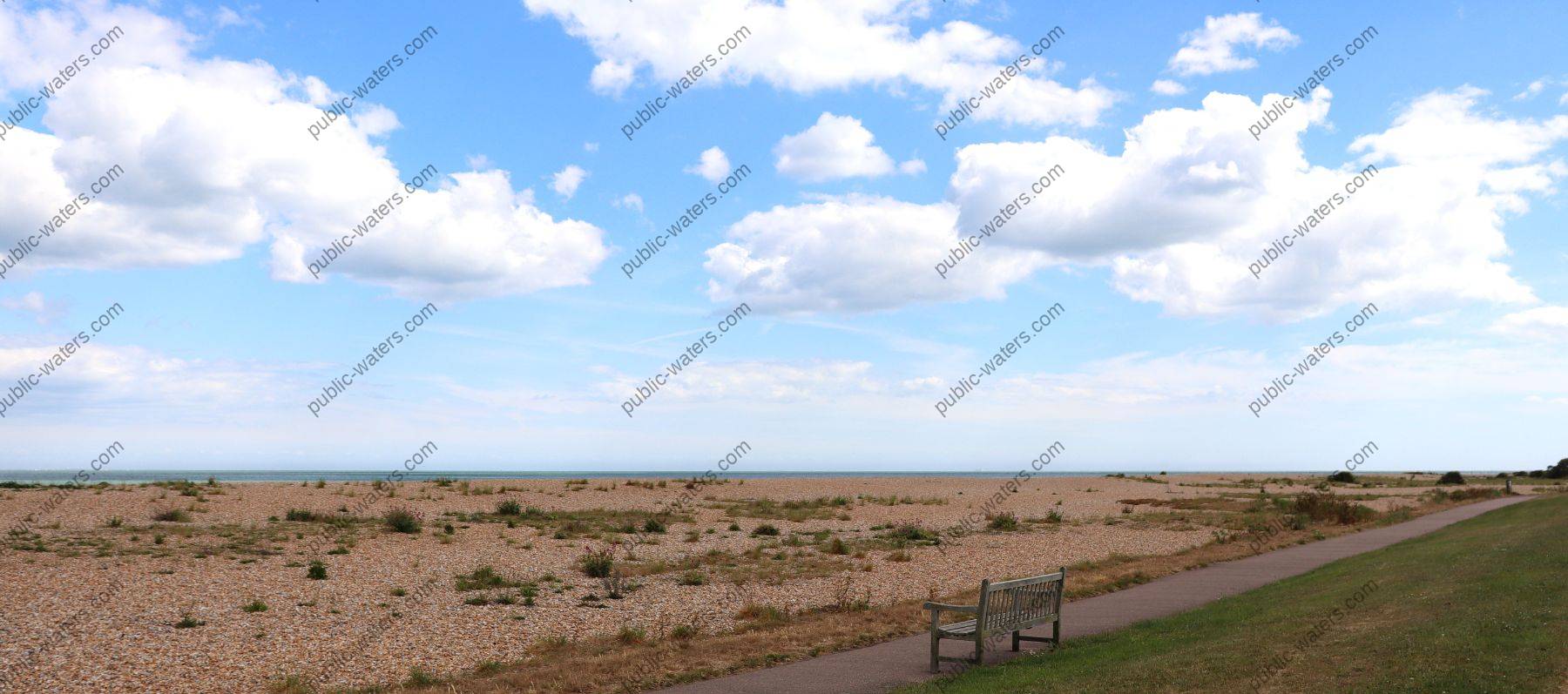 Walmer Beach Bench Sea View