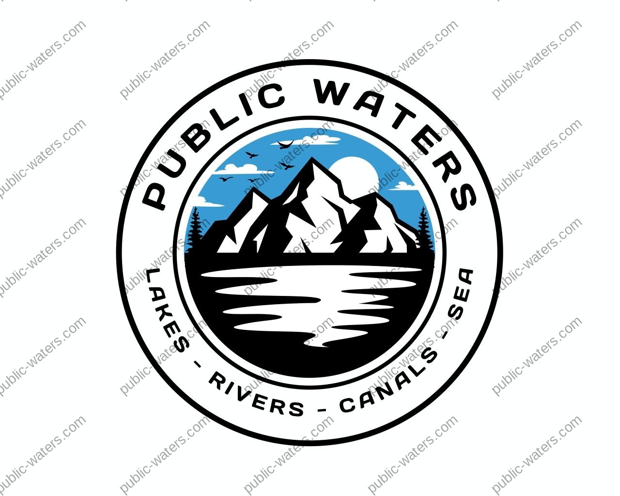 Public Waters - Lakes - Rivers - Canals - Sea